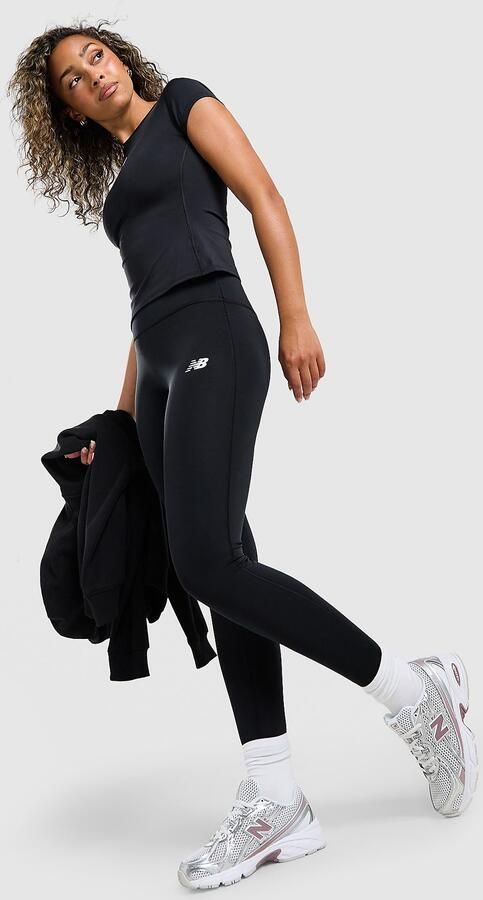 New Balance Accelerate U-Seam Leggings Zwart- Dames Zwart