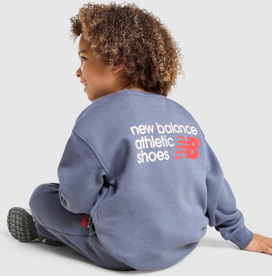 New Balance Athletic Crew Set Infant Blauw Kind Blauw