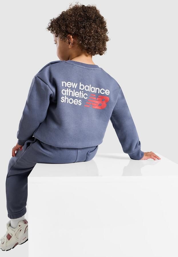 New Balance Athletic Crew Tracksuit Infant Grijs Kind Grijs