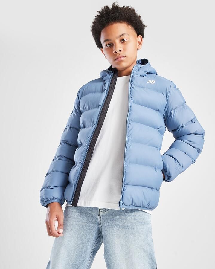 New Balance Athletics Padded Jacket Blauw