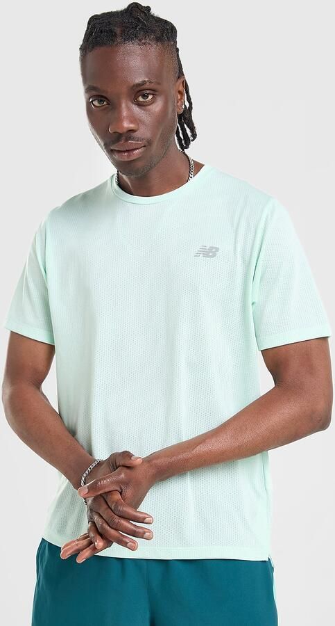 New Balance Athletics T-Shirt Groen- Heren Groen