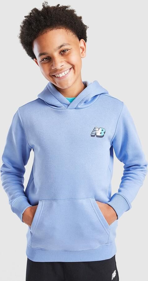 New Balance Cloud Hoodie Junior Blauw Kind Blauw