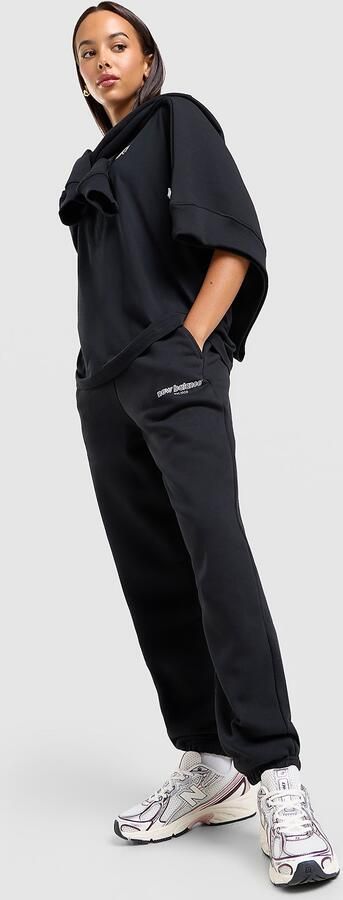 New Balance College Cuffed Joggers Zwart- Dames Zwart