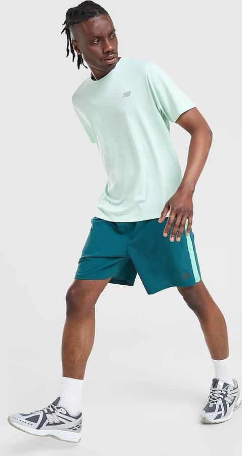 New Balance Fast Days Shorts Groen- Heren Groen
