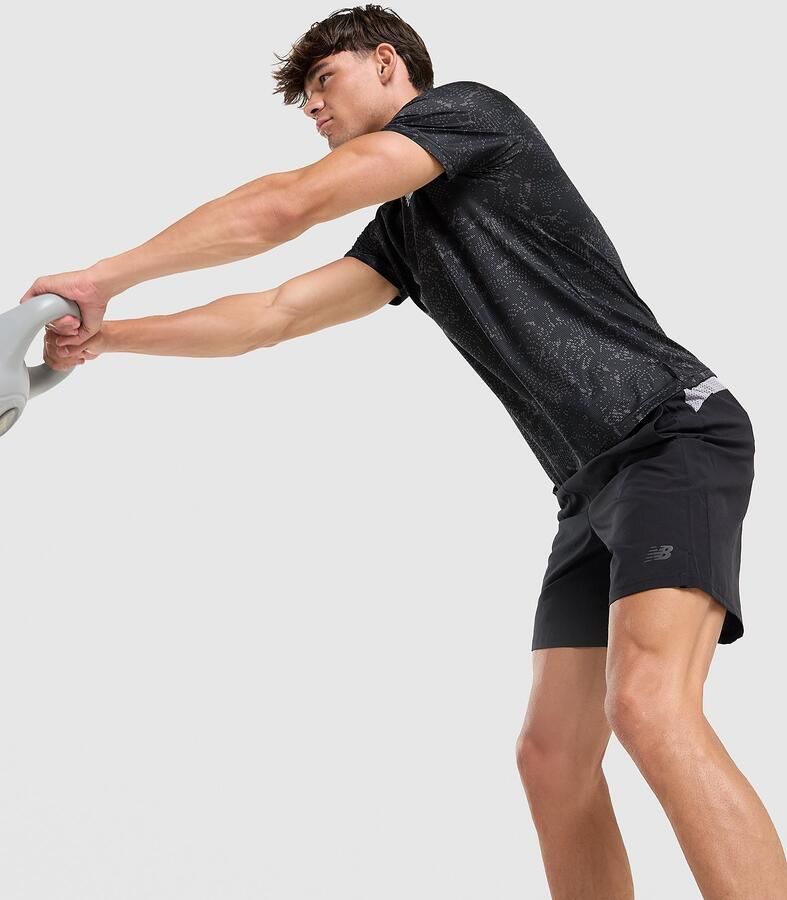 New Balance Fast Days Shorts Zwart- Heren Zwart