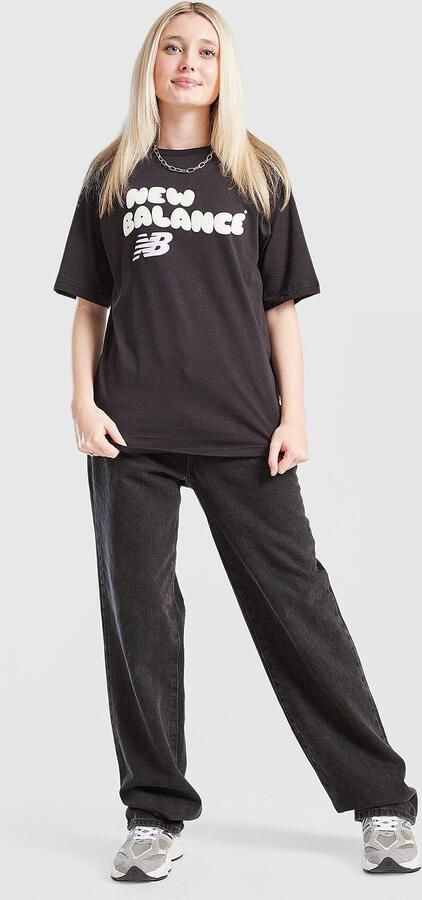 New Balance ' Bubble Graphic T-Shirt Junior Zwart