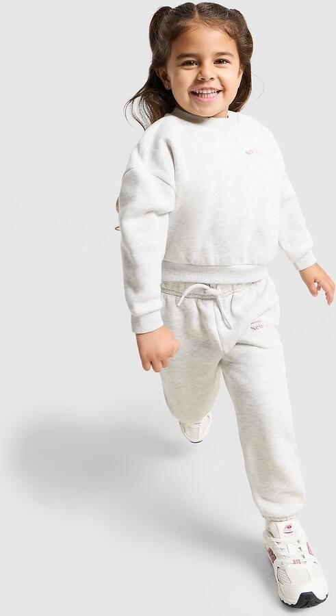 New Balance ' Fade Crew Tracksuit Infant Grijs Kind Grijs