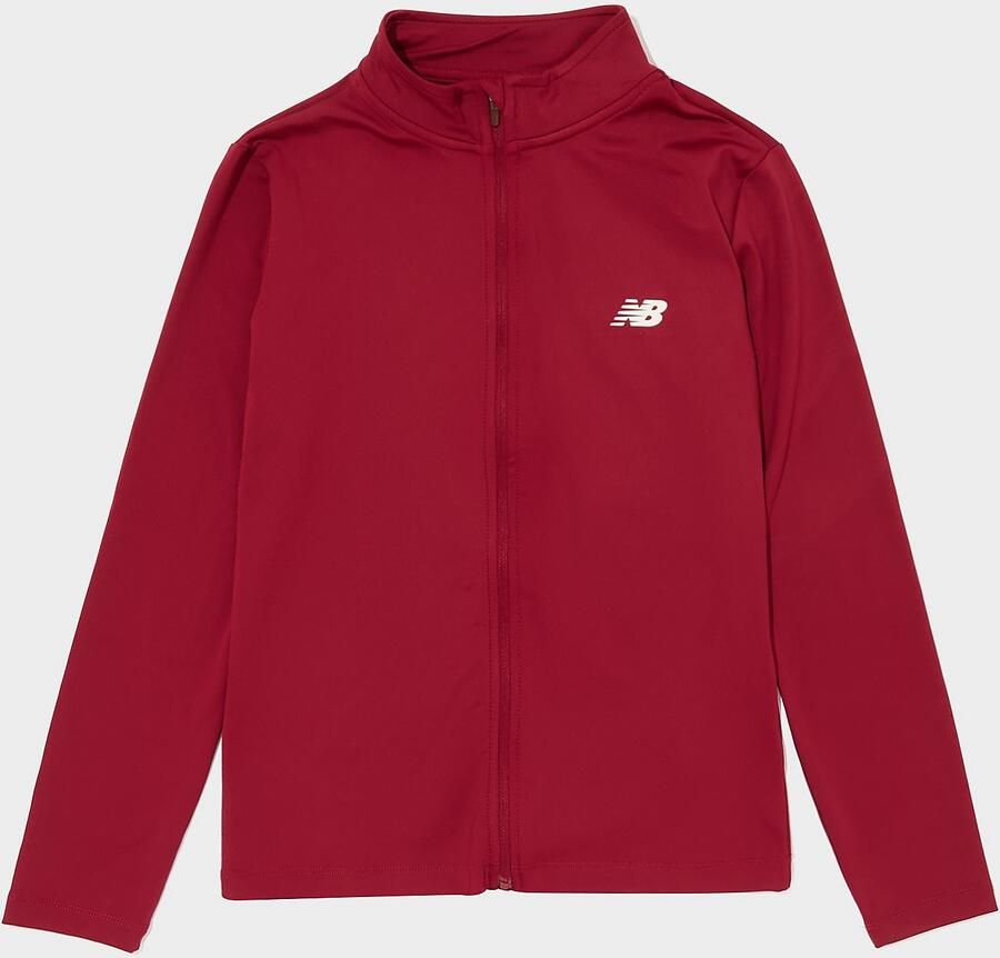 New Balance ' Fitness Full Zip Top Junior Rood Kind Rood