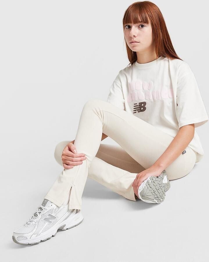 New Balance ' Flare Leggings Junior Crème Kind Crème