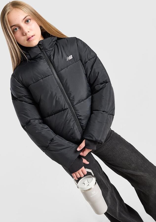 New Balance ' Padded Jacket Junior Zwart Kind Zwart
