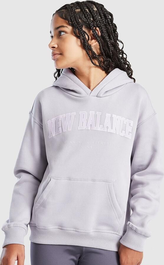 New Balance ' Varsity Overhead Hoodie Junior Groen