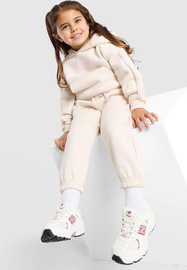 New Balance ' Varsity Overhead Tracksuit Infant Beige Kind Beige