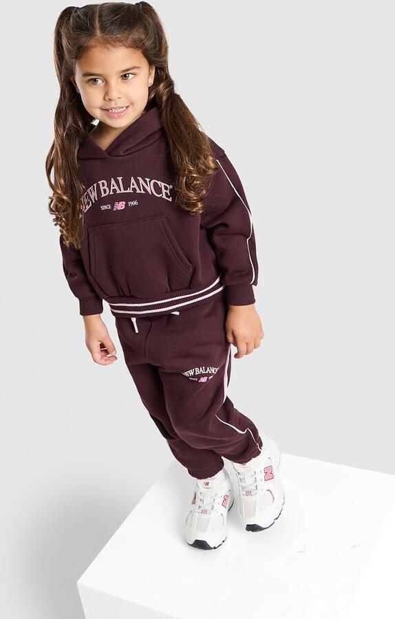 New Balance ' Varsity Overhead Tracksuit Infant Rood Kind Rood