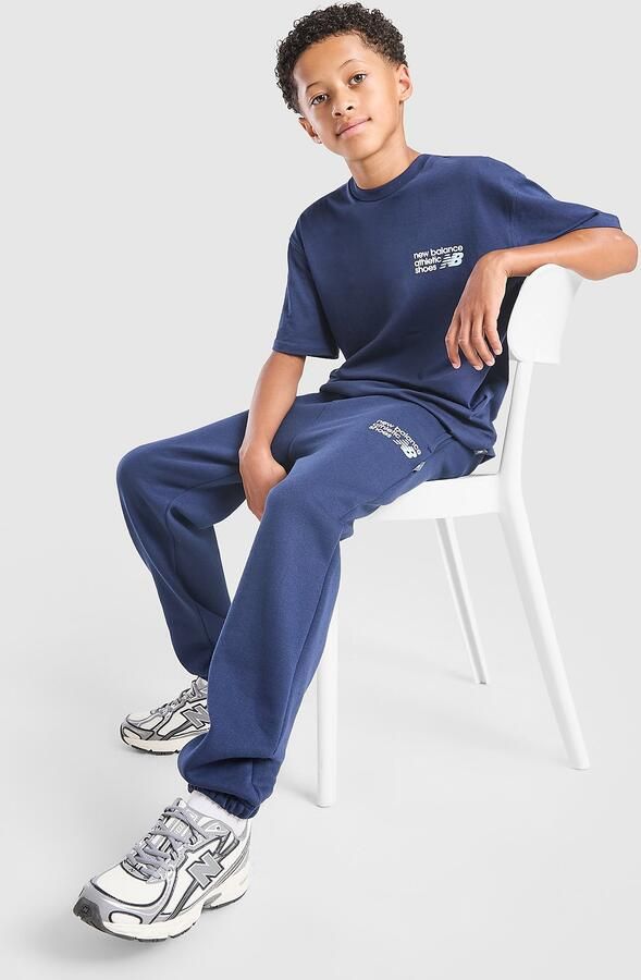 New Balance Linear Joggers Junior Blauw Kind Blauw