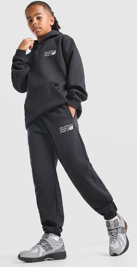 New Balance Linear Joggers Junior Zwart Kind Zwart