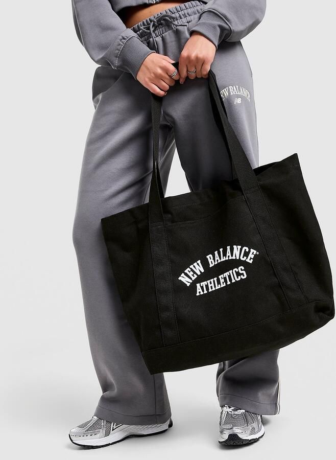 New Balance Mono Canvas Tote Bag Zwart- Dames Zwart