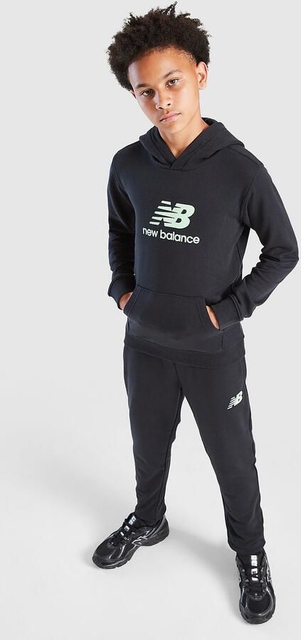 New Balance Stack Tracksuit Junior Zwart