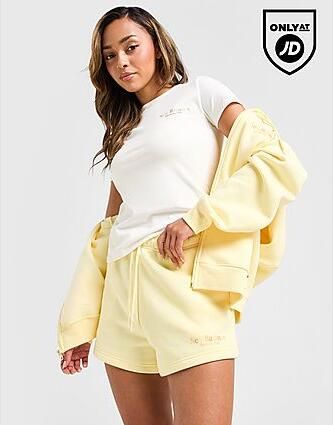 New Balance Tones Fleece Shorts Yellow- Dames Yellow
