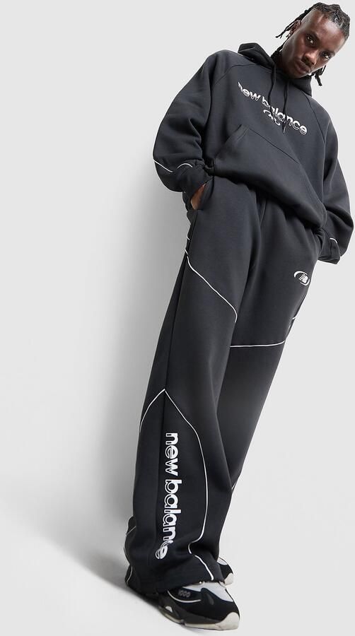 New Balance Trackside Joggers Zwart- Heren Zwart