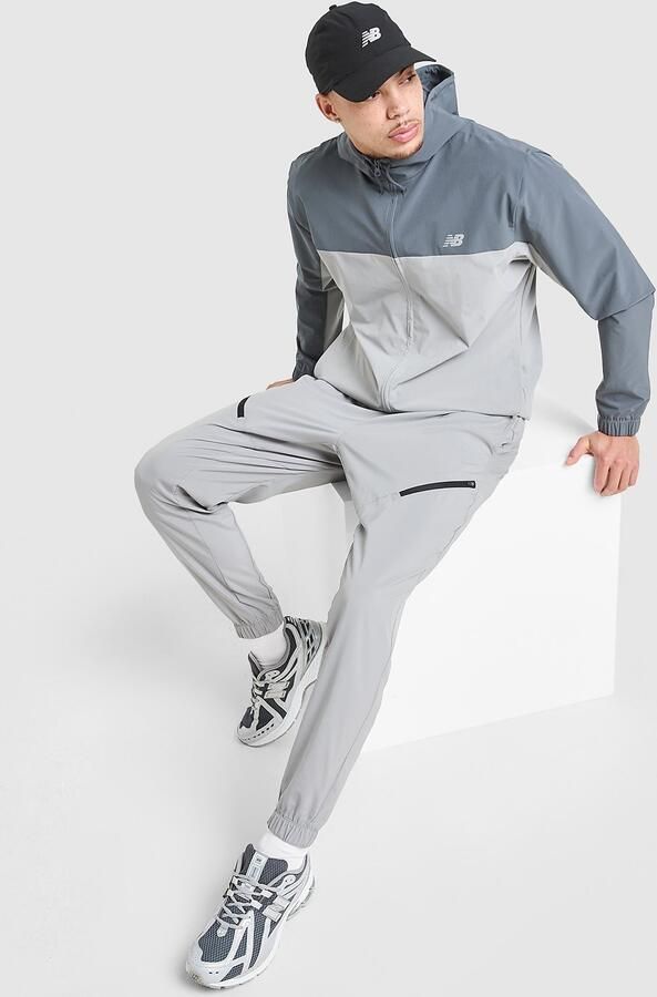 New Balance Woven Track Pants Grijs- Heren Grijs