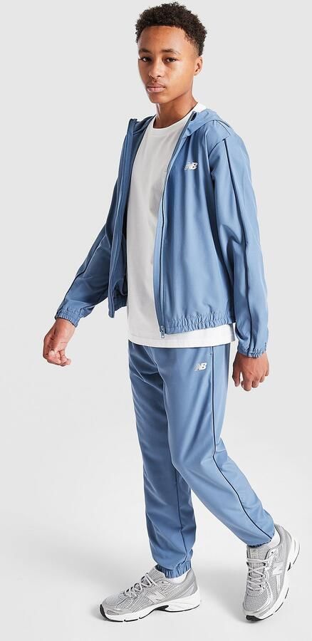 New Balance Woven Track Pants Junior Blauw Kind Blauw