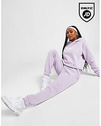 New Balance Small Logo Joggers Purple- Dames
