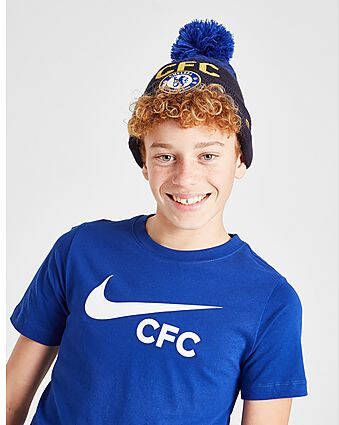 New era Chelsea FC Youth Pom Beanie Junior Blue