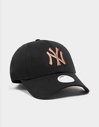 New era MLB New York Yankees 9FORTY Metallic Cap Black- Dames