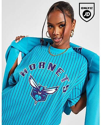 New era NBA Charlotte Hornets T-Shirt Blue- Dames