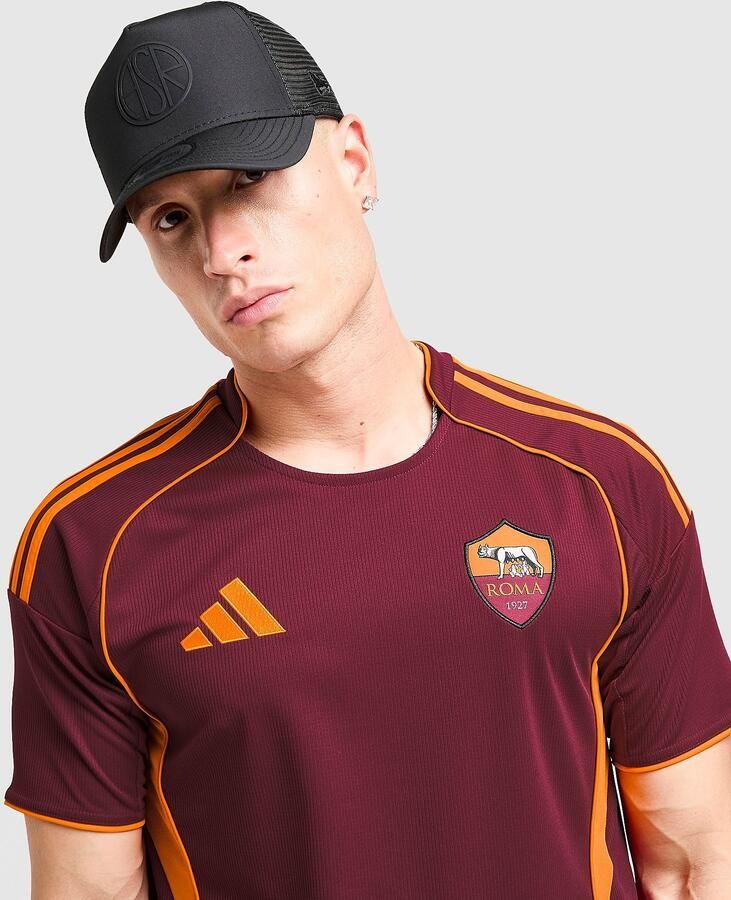 New era AS Roma E-Frame Trucker Cap Zwart