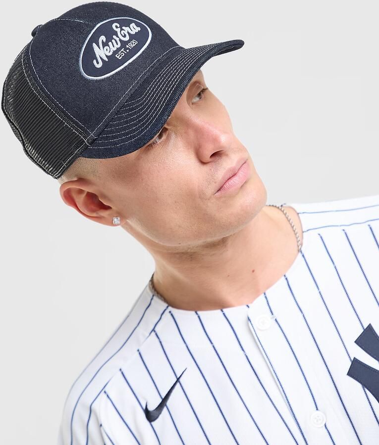 New era Denim A-Frame 9FORTY Trucker Cap Blauw- Dames Blauw