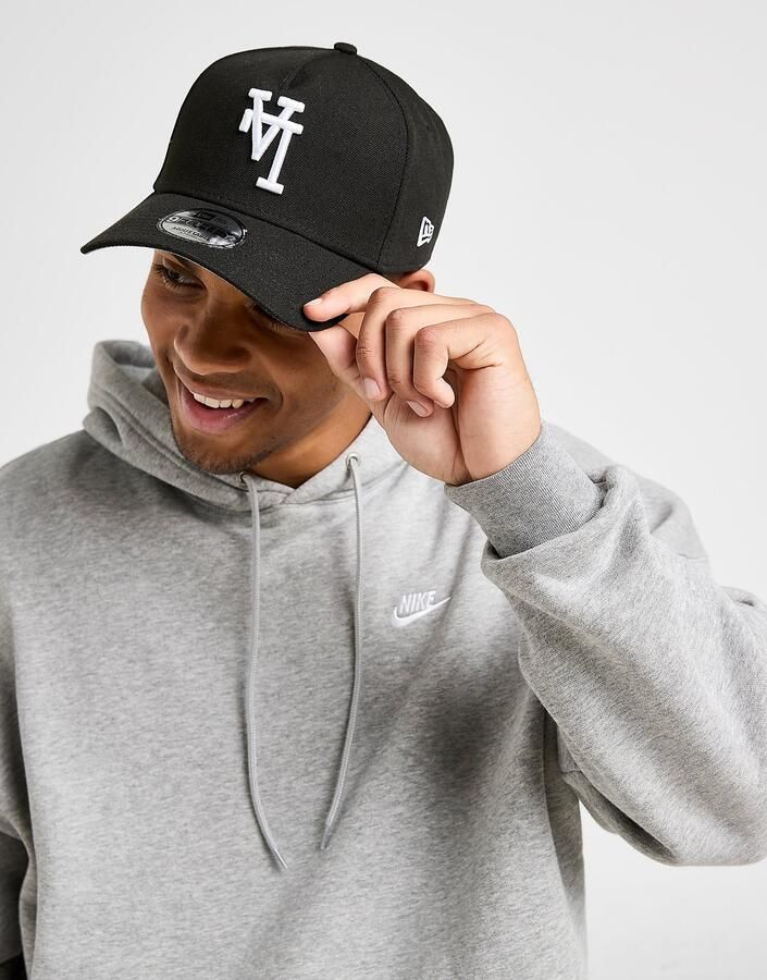 New era MLB LA Dodgers Inverted 9FORTY Cap Zwart- Dames Zwart