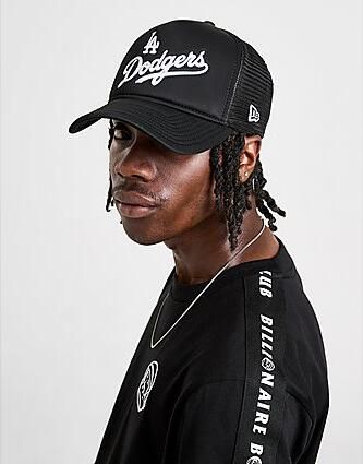 New era MLB LA Dodgers Trucker Cap Black- Dames Black