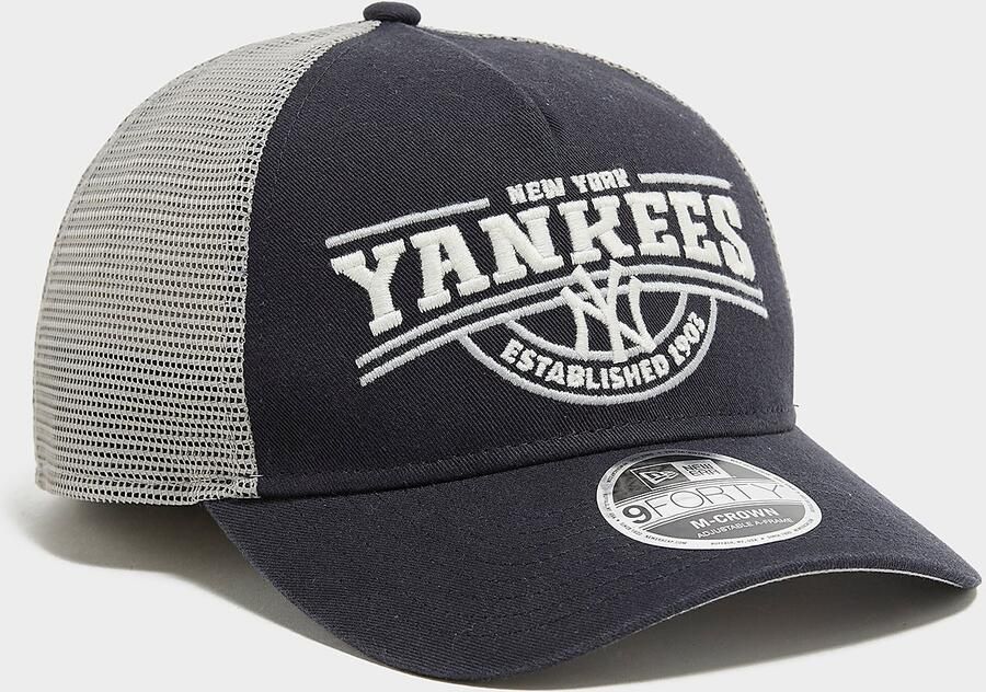 New era MLB M-Crown 9FORTY Trucker Cap Zwart- Dames Zwart