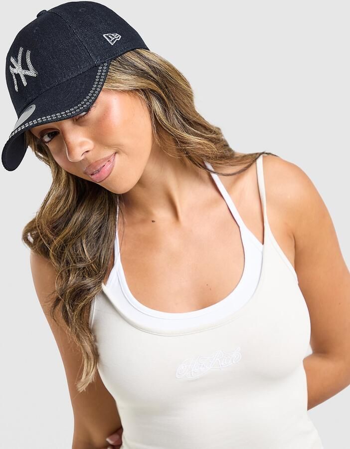 New era MLB New York Yankees Embellishment 9FORTY Cap Blauw- Dames Blauw
