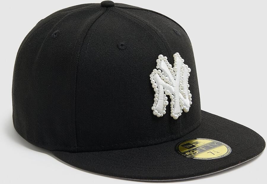 New era MLB New York Yankees Pearl 59FIFTY Cap Zwart- Dames Zwart