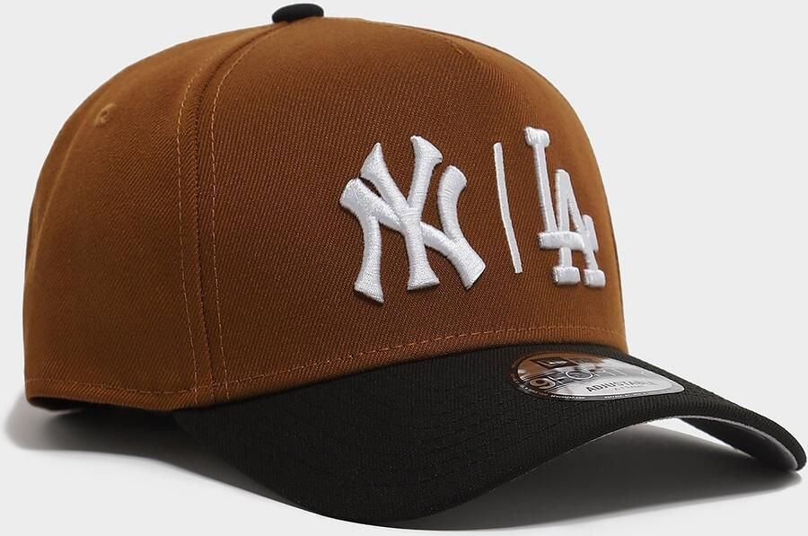 New era MLB NY & LA 9FORTY A-Frame Cap Bruin- Dames Bruin