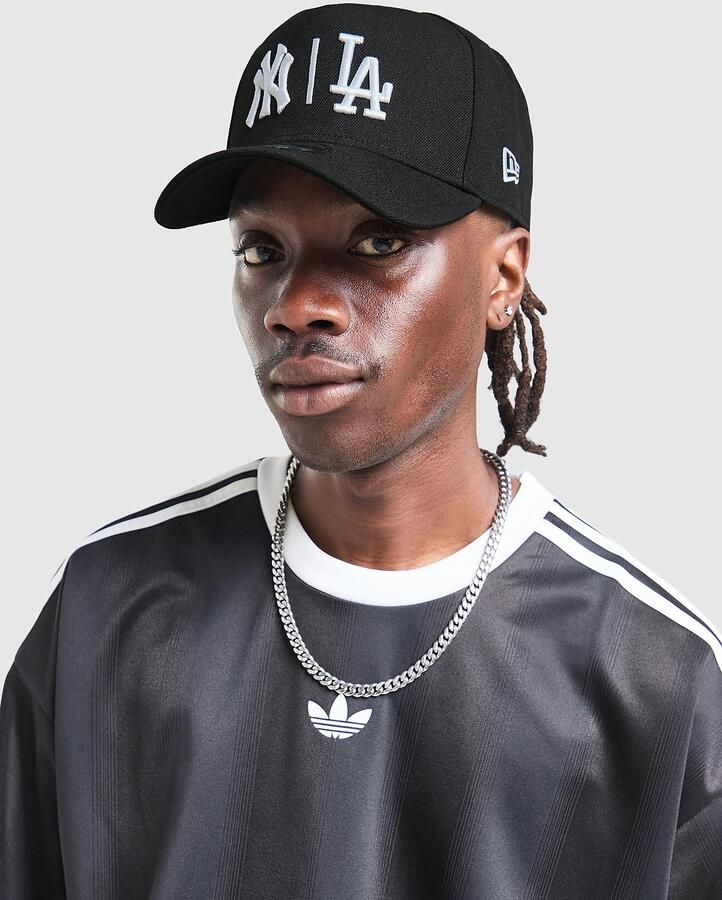 New era MLB NY & LA 9FORTY A-Frame Cap Zwart- Dames Zwart