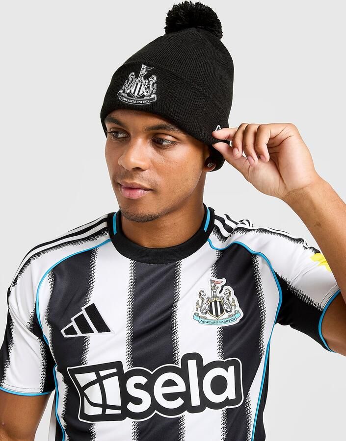 New era Newcastle United FC Mono Beanie Hat Zwart- Dames Zwart