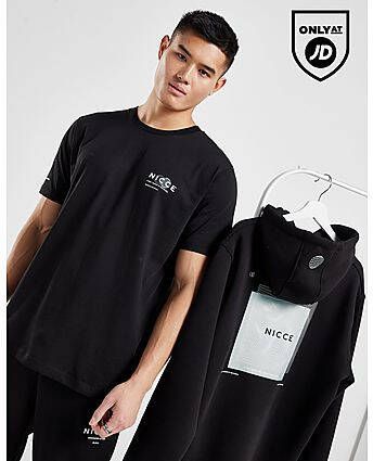Nicce Visiona T-Shirt Black- Heren