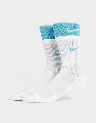 Nike 1-Pack Everyday Plus Cushioned Crew Socks White- Dames