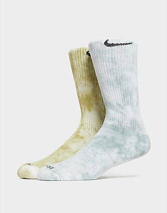 Nike Cushioned Tie Dye Crew Socks (2-Pairs) Multi- Dames