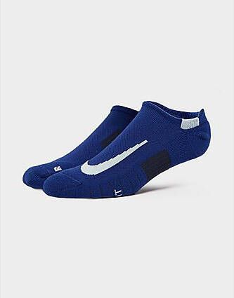 Nike 2 Pack Running No Show Socks Navy- Dames