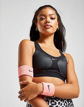 Nike 2 Pack Swoosh Wristbands Pink- Dames
