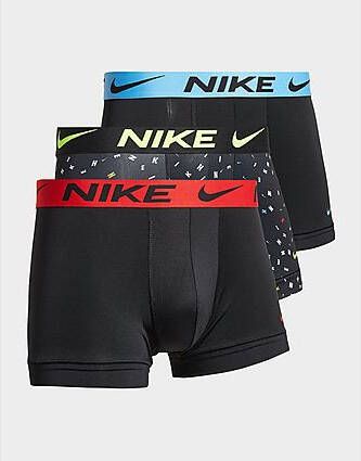 Nike 3 Pack Boxers Black- Heren