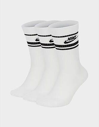 Nike 3 Pack Essential Crew Sokken Heren WHITE- Dames