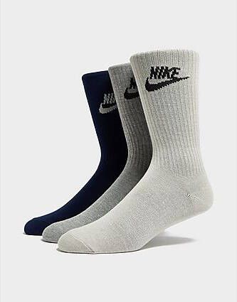Nike 3-Pack Sportswear Everyday Crew Socks Grey- Dames