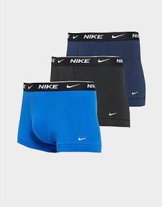 Nike 3 Pack Tailleband Onderbroeken Heren Blue- Heren