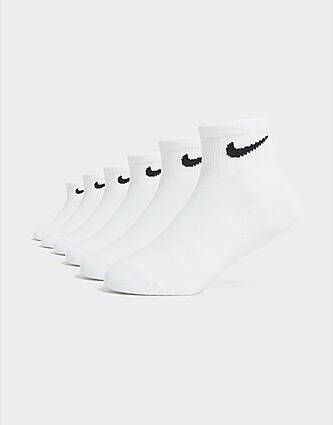 Nike 6 Pack Ankle Socks Children White Kind