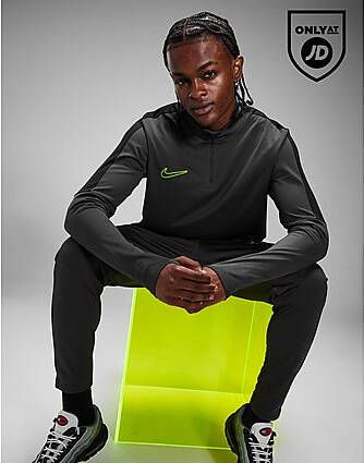 Nike Academy Dri-FIT voetbaltop met halflange rits voor heren Anthracite Black Anthracite Volt- Heren